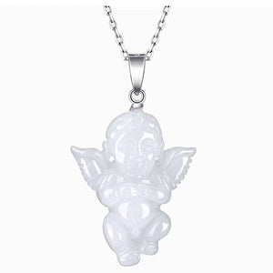Guardian Angel Jade Necklace-Faith and Belief
