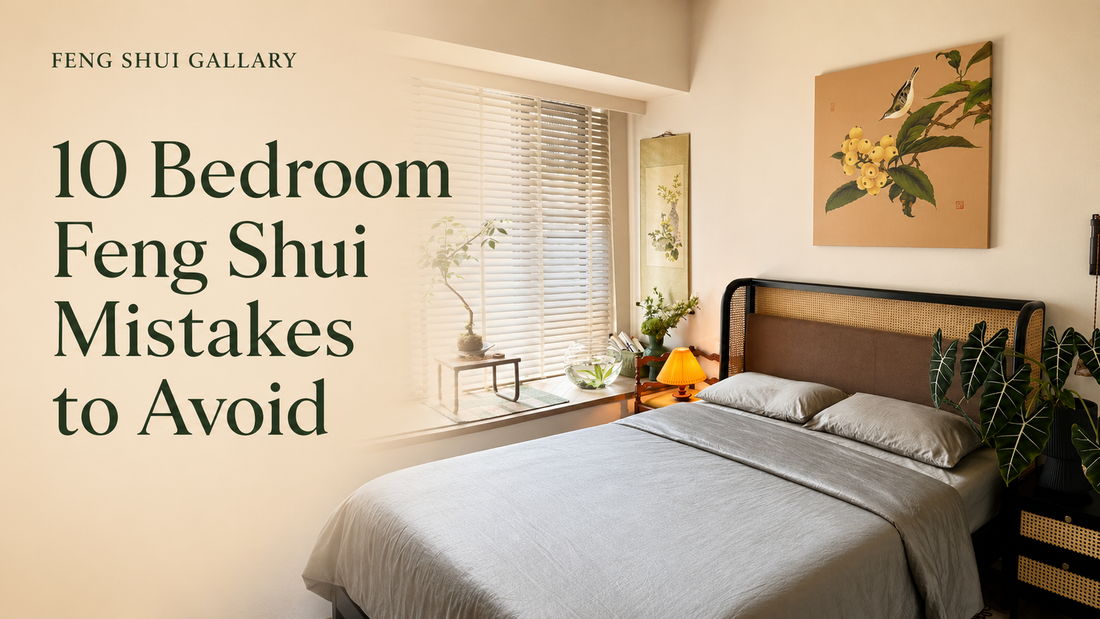 Warm bedroom illustrating ten Feng Shui layout mistakes to avoid
