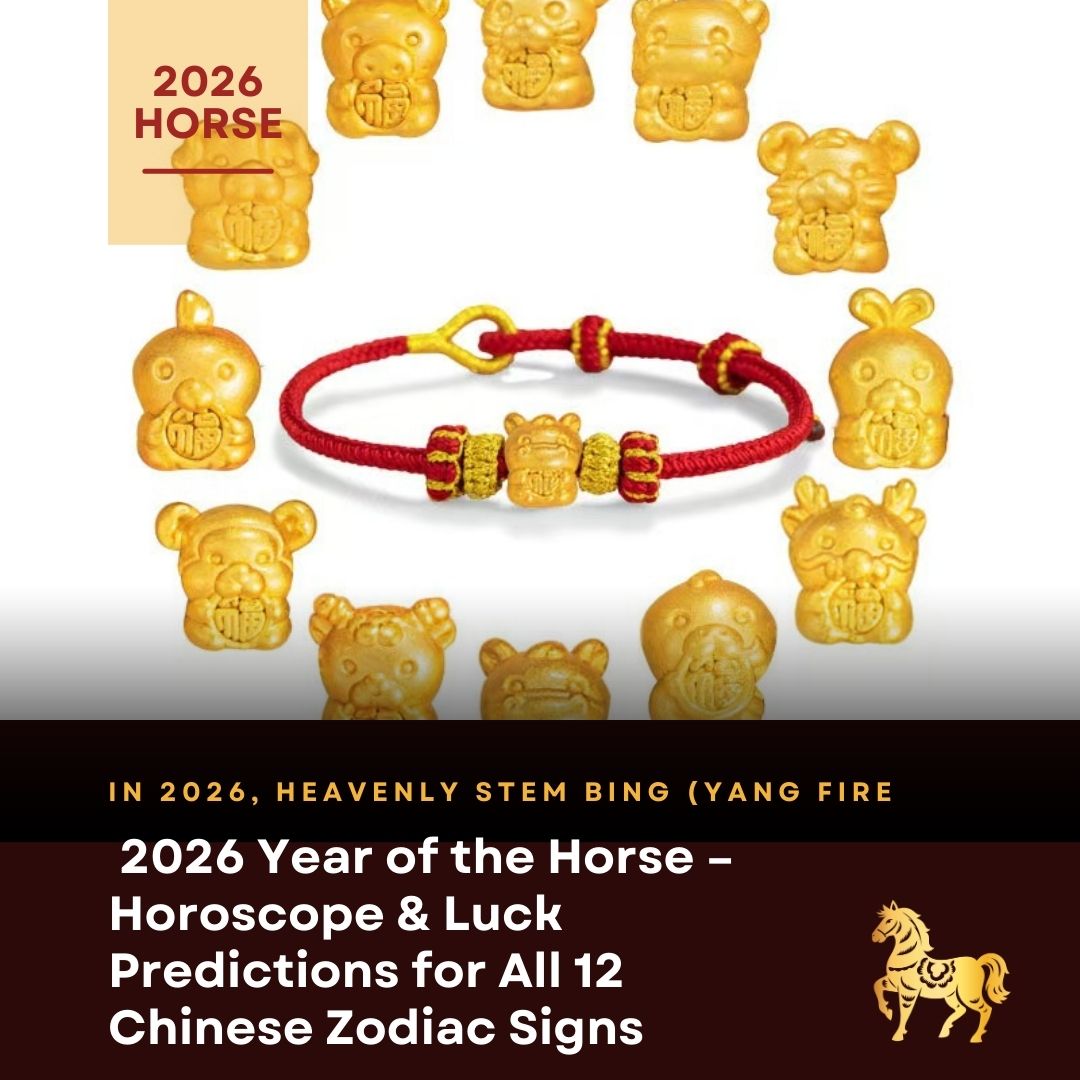 2026 Year of the Horse – Horoscope & Luck Predictions for All 12 Chinese Zodiac Signs