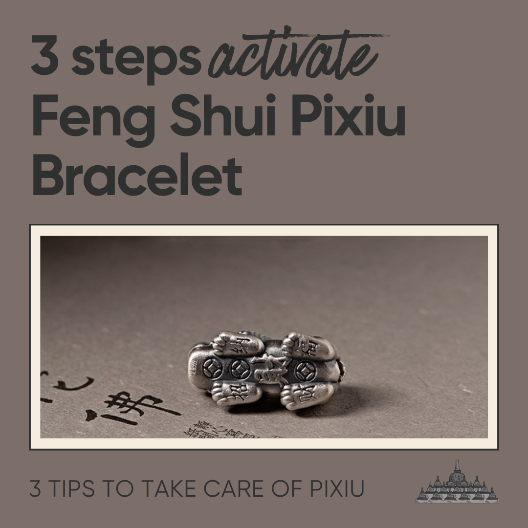 3 Steps to activate your pixiu bracelet and 3 tips to  take care of pixiu bracelet