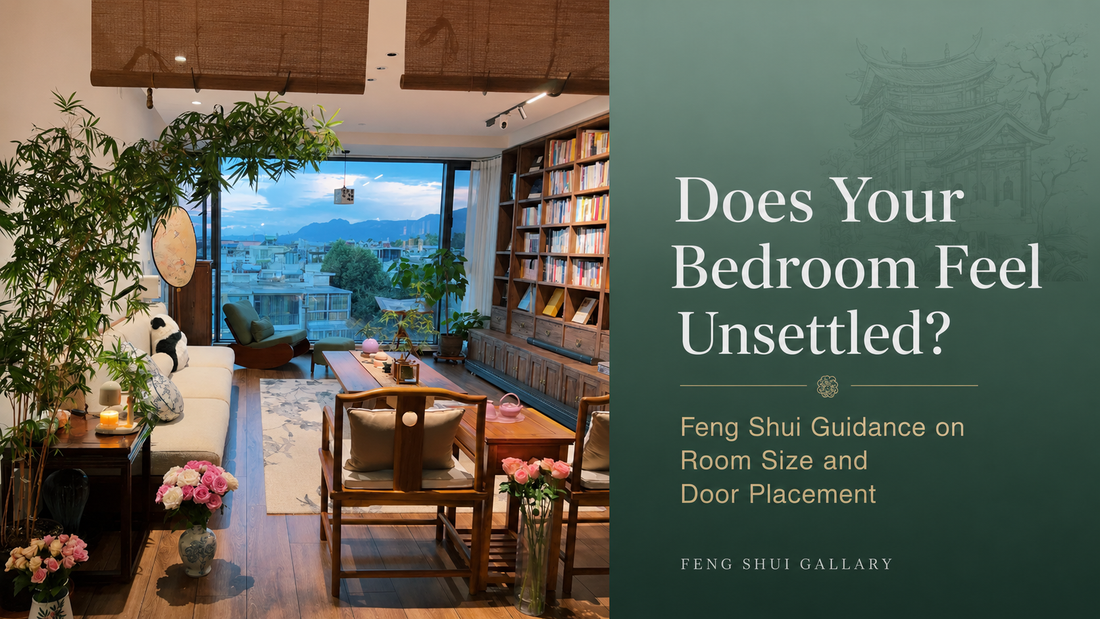 Bedroom Feng Shui guidance on room size and door placement