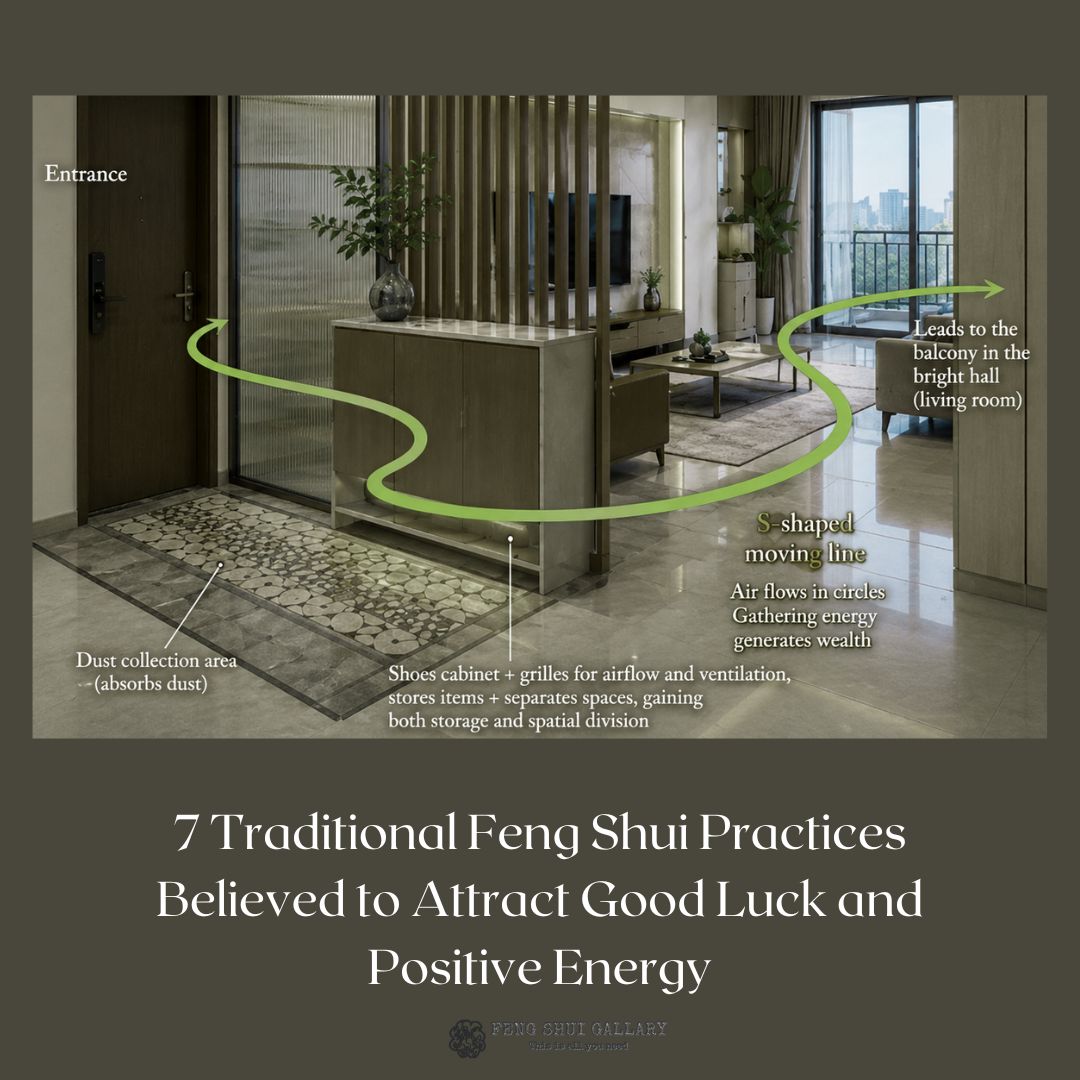 7 Traditional Feng Shui Practices Believed to Attract Good Luck and Positive Energy