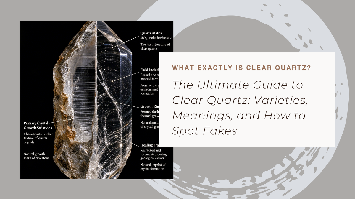 Clear Quartz Buying Guide: Varieties, Healing Properties, and How to Spot Fake Crystals