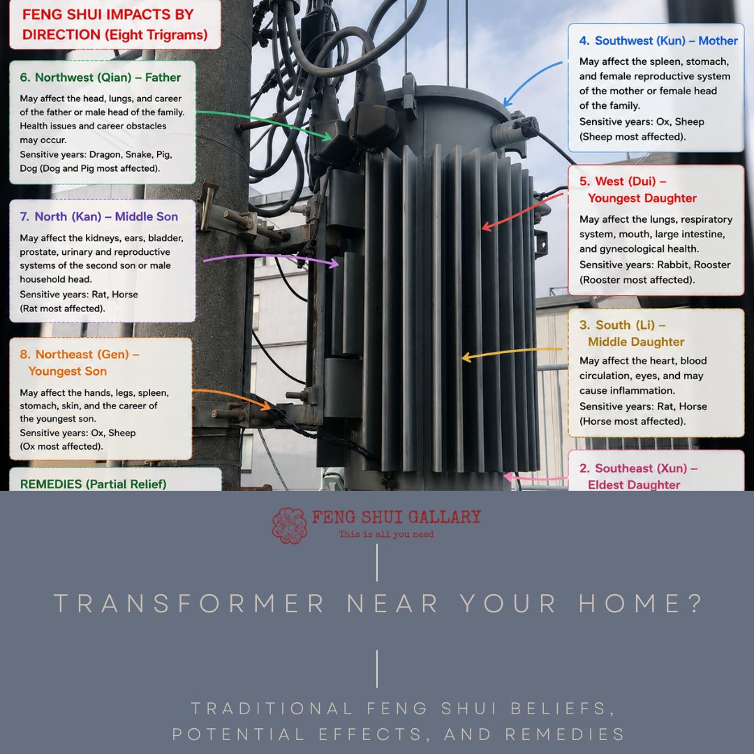How to Resolve Unfavorable Feng Shui Caused by a Transformer Near Your Home