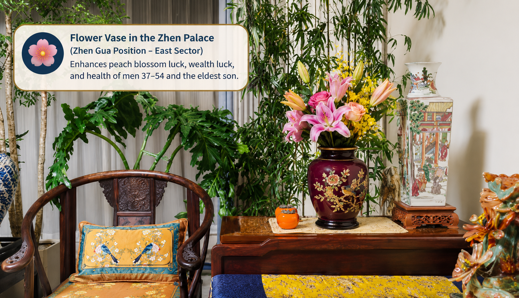 Feng Shui Vase Placement Guide: How Different Directions Affect Wealth, Love, Health & Career Luck