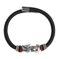 999 Silver Pixiu Handmade Rope Bracelet-Attract Luck