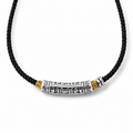 Tibetisches Sechs-Wahre-Worte-Mantra 999 Silber Halskette – Vintage Graviertes Spirituelles Amulett