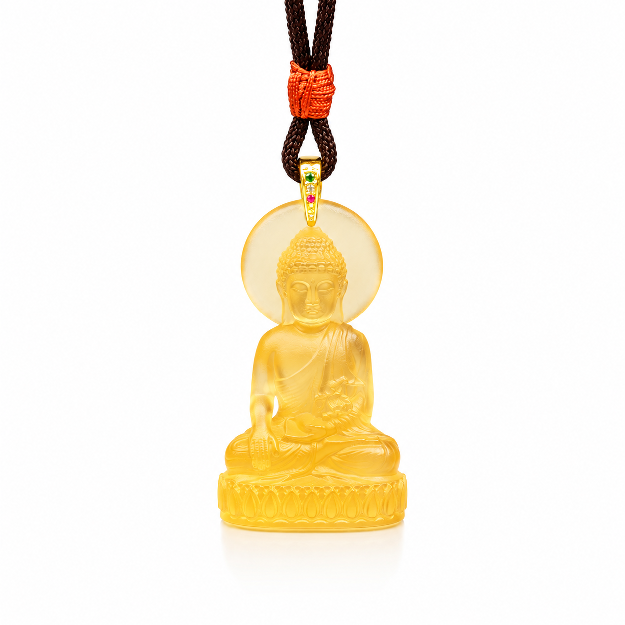 Liuli Shakyamuni Buddha Pendant–Spiritual Protection