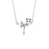 Panda Bamboo Silver Necklace – Gentle Joy, Timeless Charm