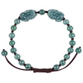 Ice Jade Double Pixiu Bracelet-Attract Luck