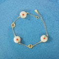 Cloud & Coin Nephrite Jade Bracelet-A Wish for Fortune
