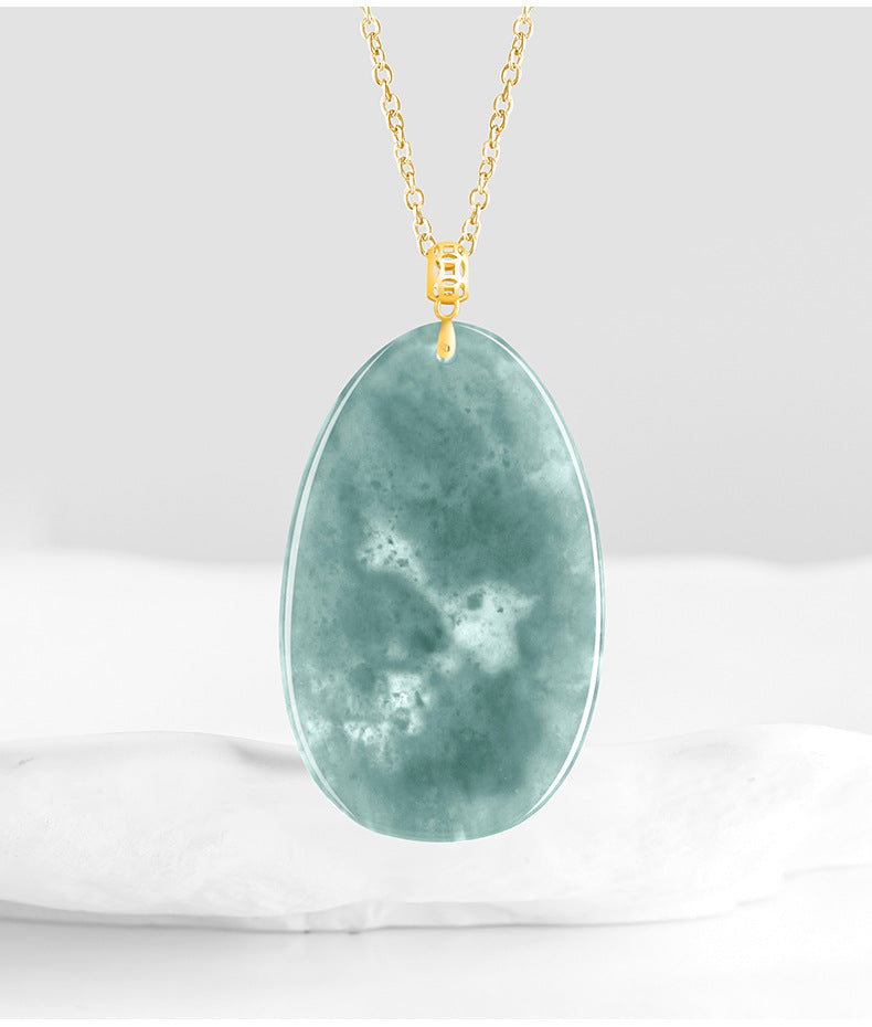 Jade Landscape Pendant–Wisdom, Serenity & Boundless Prosperity-grade a jade