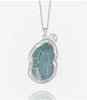 Serene Pixiu Ice Jade Pendant-925 Sterling Silver Necklace for Protection, Wealth & Steady Growth