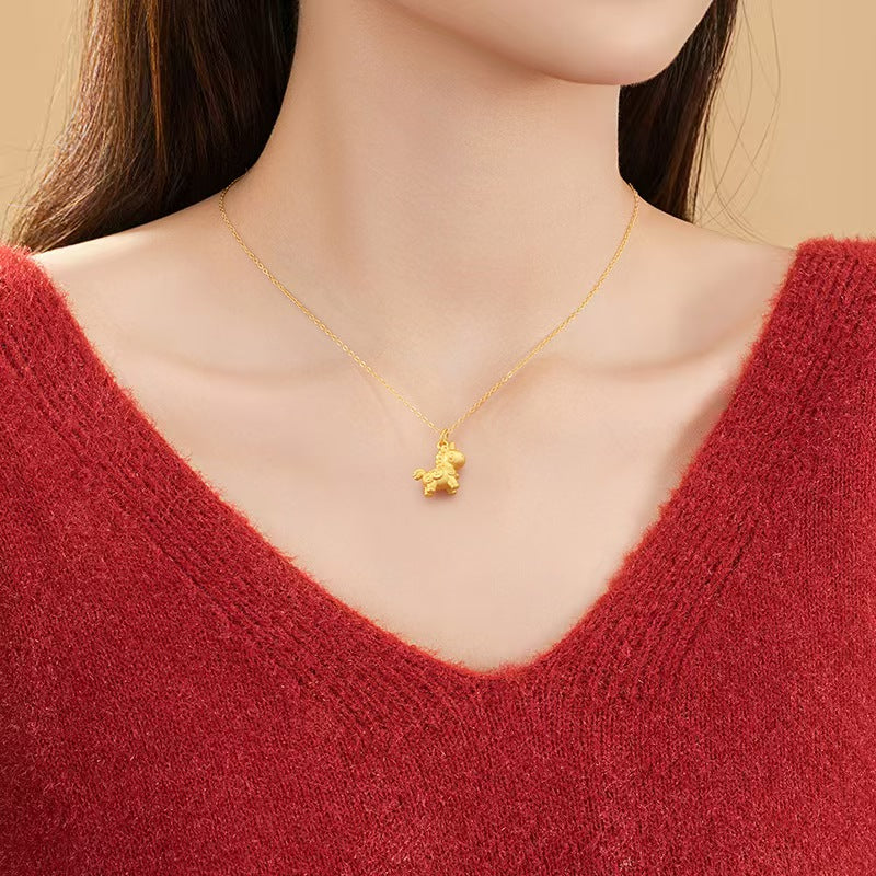 Lucky Little Horse Necklace – Wealth Courage & Instant Good Fortune