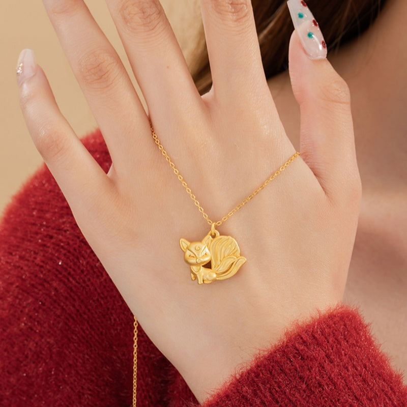 Nine Tail Fox Necklace-Love & Wisdom