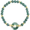 Centered Harmony Jade Bead Bracelet