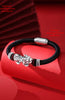999 Silver Pixiu Handmade Rope Magnetic Clasp Bracelet-Attract Wealth