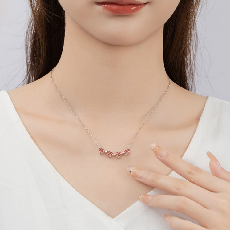 Four Leaf Clover Magnetic Necklace-A Sincere Heart