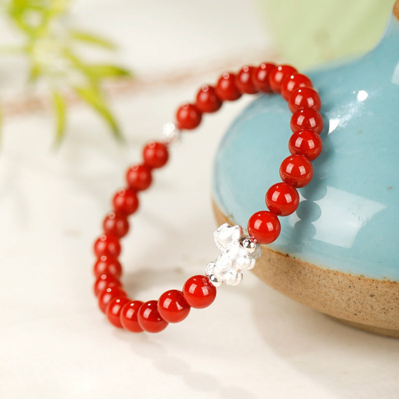 Lucky Red Agate Horse Fortune Bracelet-Success & Vitality