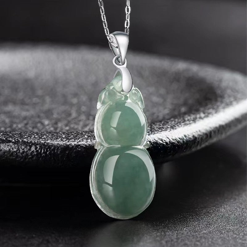 Wulu Ice Jade Necklace-Luck Attraction