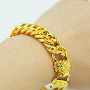 18K Gold Double Pixiu Fu Bracelet-Protection&Luck