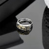 Wealth Pixiu Abacus Men Silver Ring-Career & Business Luck