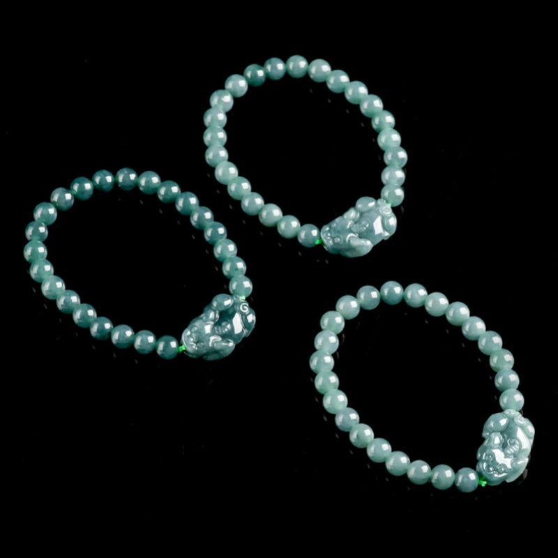 Jade Pixiu Wealth Flow Bracelet-The Guardian of Abundance
