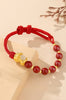 Pixiu Baby Bracelet with Cinnabar & Hetian Jade–Fortune Peace & Protection