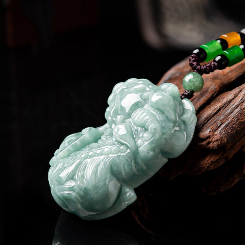 Imperial Wealth Guardian Pixiu Jade Pendant– Ancient Wealth & Protection Talisman