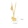 “Lucky Horse” Golden Necklace – 2026 Year of the Horse Edition for Instant Wealth & Good Fortune