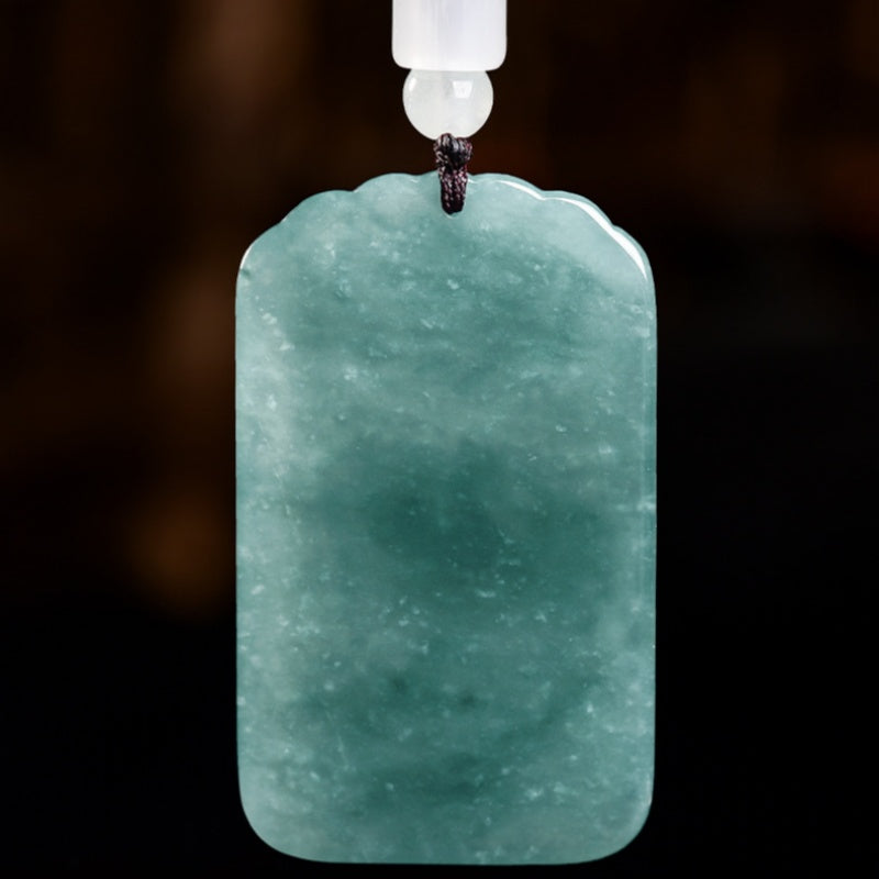 Natural Jade Pixiu Prosperity Pendant-Wealth, Protection & Good Fortune