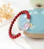 Imperial Amethyst Pixiu & High-Purity Cinnabar Wealth Bracelet
