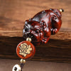 Sandalwood Pixiu Auto Keychain-Protection&Wealth