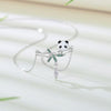 Panda Bamboo Silver Necklace – Gentle Joy, Timeless Charm