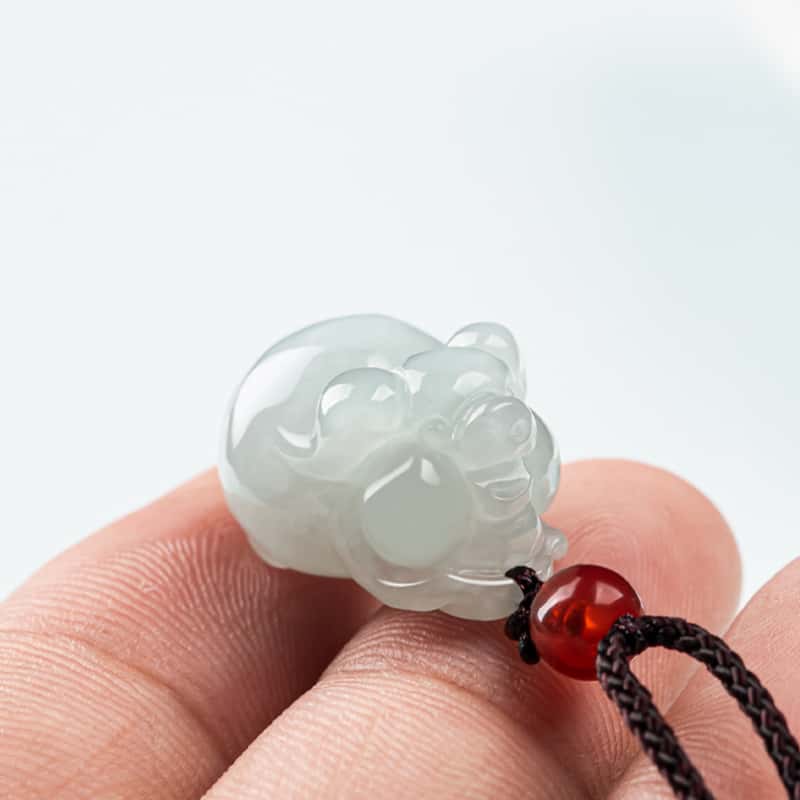 Fortune Blessing Zodiac Pig Jade Pendant– Symbol of Abundance & Joy