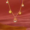 Money-Bloom Horse Necklace – S925 Gold Plated · Fortune, Luck & New Beginnings