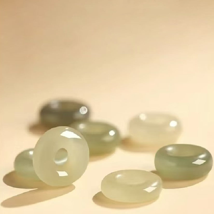 Four Leaf Clover Hetian Jade Necklace-Faith & Hope