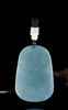 Natural Grade A Blue Jadeite Qilin Pendant – Ice Variety Jade Necklace for Men