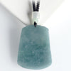 Natural Blue-Green Jade Dragon Pendant–“Prosperity & Peace” Hand-Carved Business Amulet