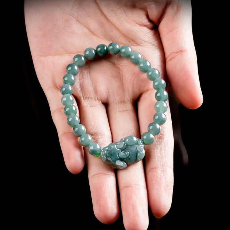 Jade Pixiu Wealth Flow Bracelet-The Guardian of Abundance