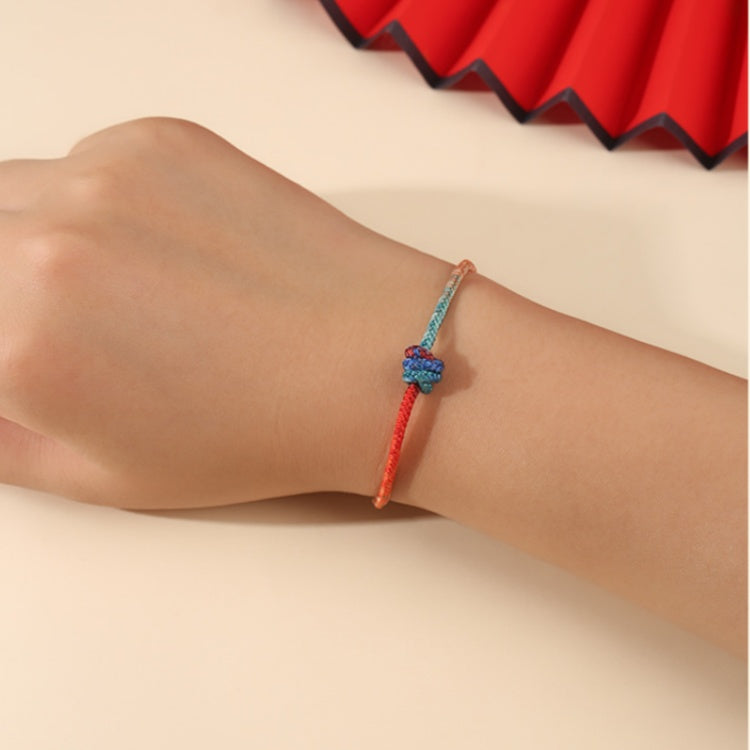 Tai Sui Protection Red String Bracelet for Auspicious Energy-Traditional Hand-Woven