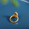 Pixiu Green Jade Ring