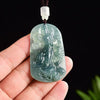 Natural Jadeite Guanyin with Dragon Pendant – Hand-Carved Ice-Type Jade