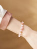 Pink Crystal Pixiu Bracelet–Fortune, Love & Graceful Energy