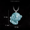 Grade A Blue Jade Monkey Lucky Pendant – Zodiac Charm of Wit and Vitality