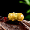 Natural Yellow Jade Pixiu Pendant – Symbol of Prosperity, Protection & Confidence