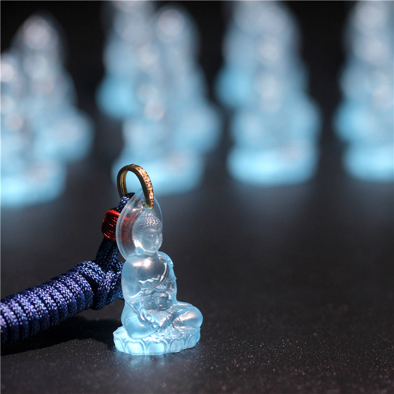 Radiant Liuli Shakyamuni Buddha Pendant – Peace, Blessings & Inner Illumination