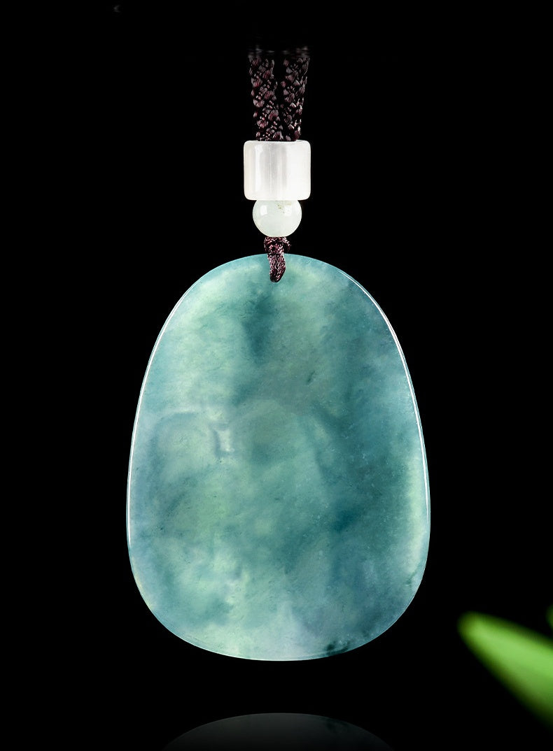Grade A Jadeite Guan Gong Pendant–God of Wealth & Protection for Men