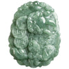 Jade Pixiu Pendant with Coin Design – Elegant Talisman for Wealth & Protection