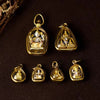 Gold Thai Buddha Amulet Phra khruang Necklace-Protection and Prosperity